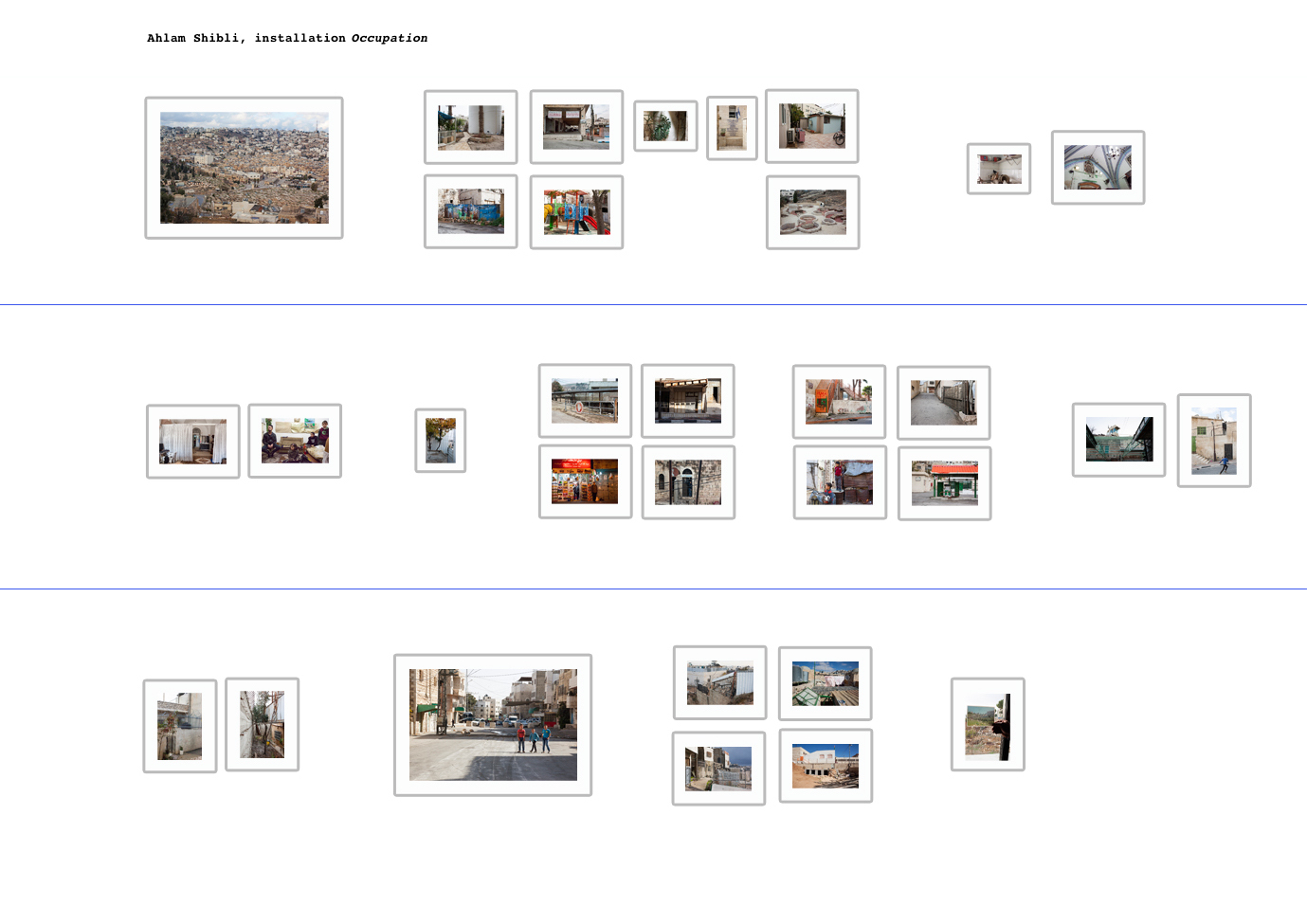 Occupation installation plan